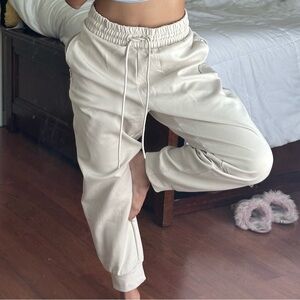 Old Navy Off-White Jogger Pants